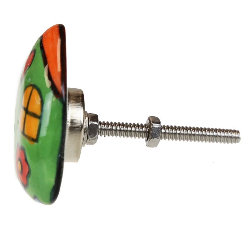 Ceramic Door Knob with 
Stainless Steel Fittings