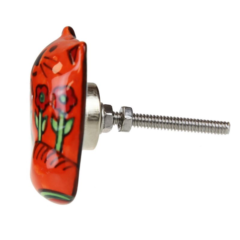 Ceramic Door Knob with 
Stainless Steel Fittings