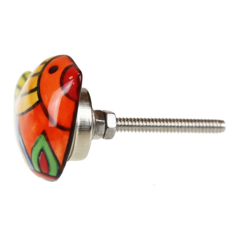 Ceramic Door Knob with 
Stainless Steel Fittings