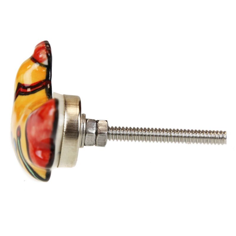 Ceramic Door Knob with 
Stainless Steel Fittings