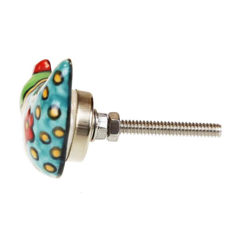 Ceramic Door Knob with 
Stainless Steel Fittings