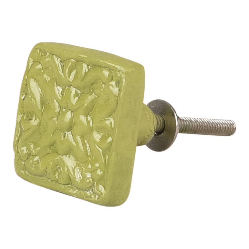 Lime green ecomix door knob 