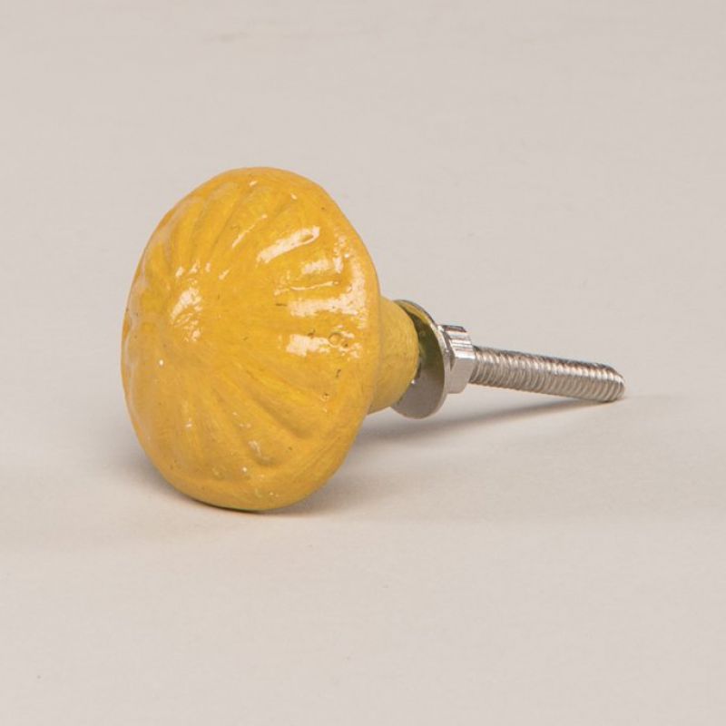 Amber yellow ecomix door knob 