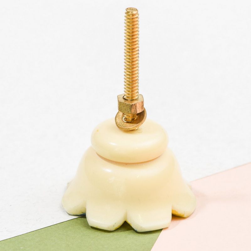 Πόμολο πολύχρωμο λουλούδι 