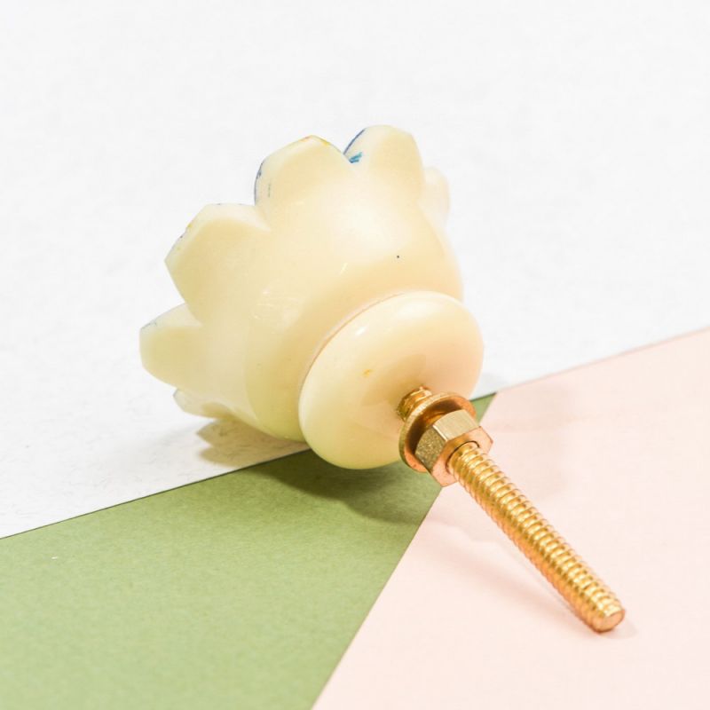 Πόμολο πολύχρωμο λουλούδι 