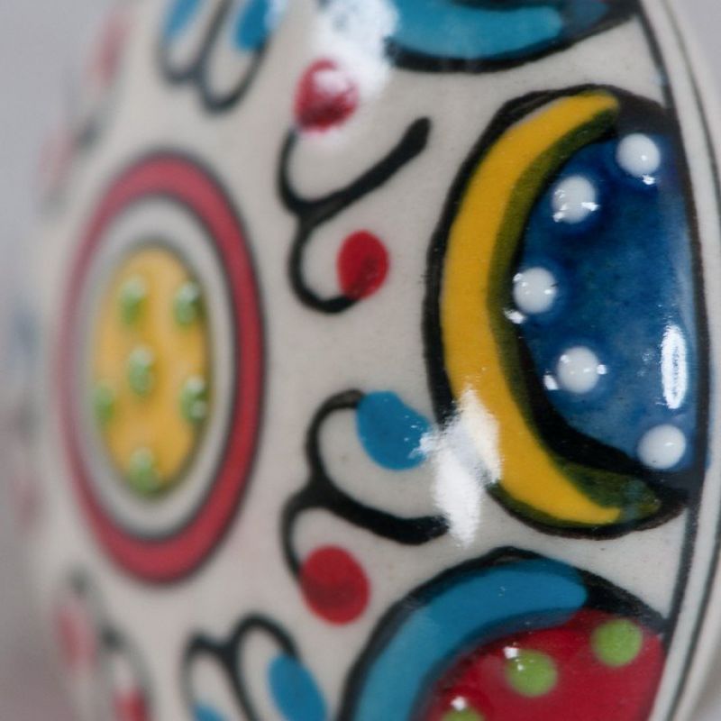 Textured ceramic door knob multi