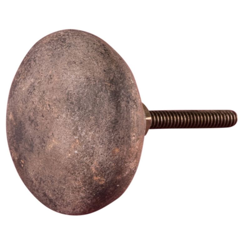 Grey ecomix door knob D:6cm