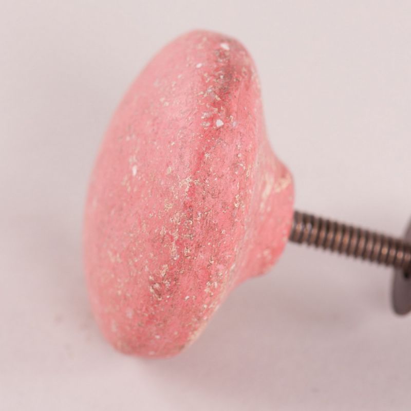 Pink ecomix door knob D:6cm