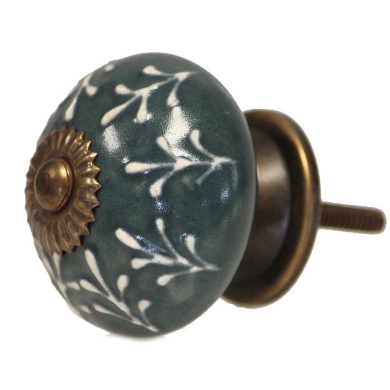 Ceramic Hand Painted Doorknob