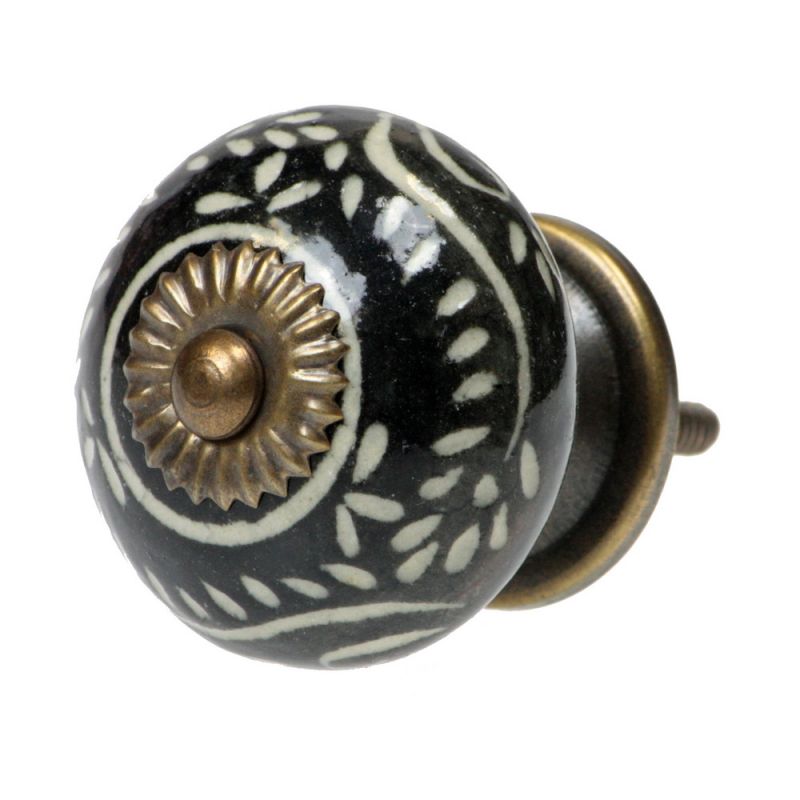 Ceramic Hand Painted Doorknob