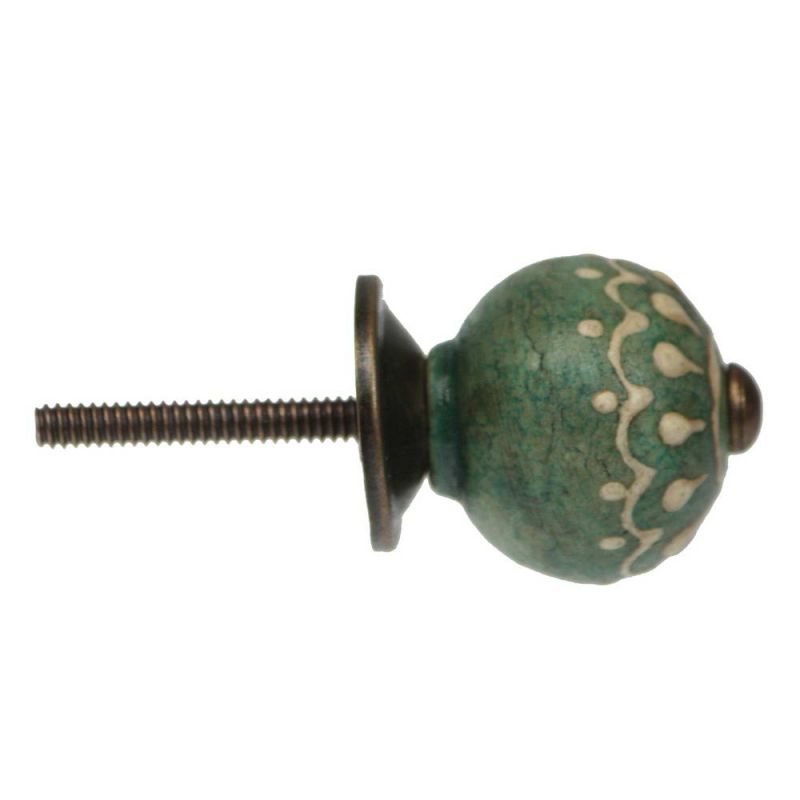 Round Ceramic Doorknob