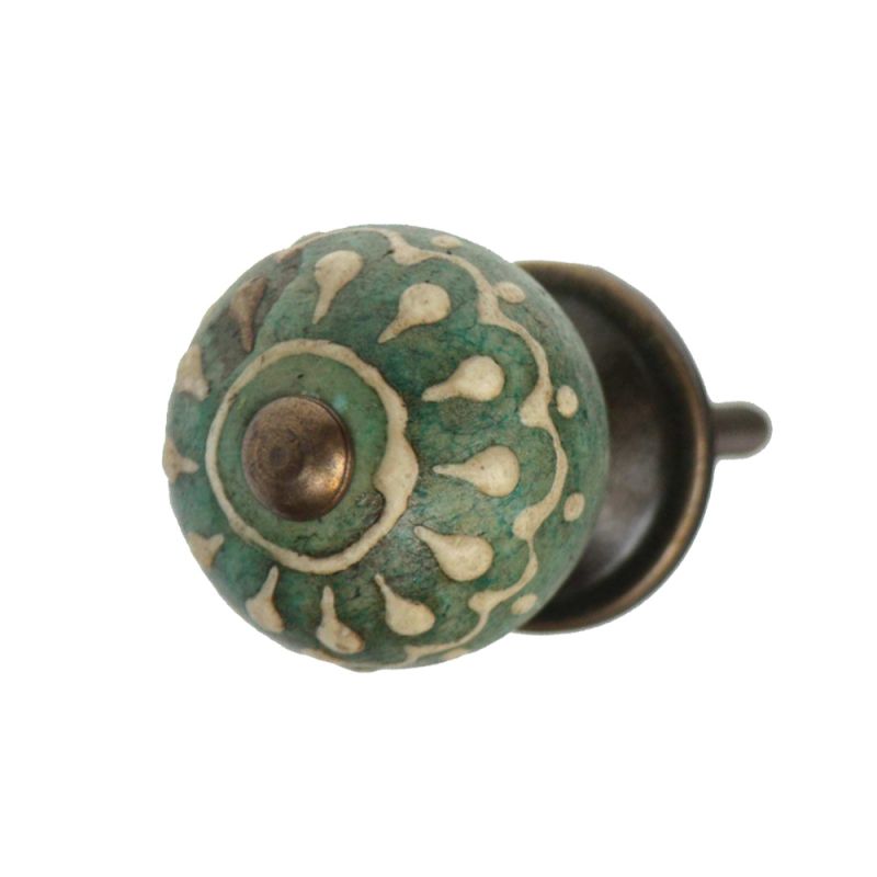 Round Ceramic Doorknob