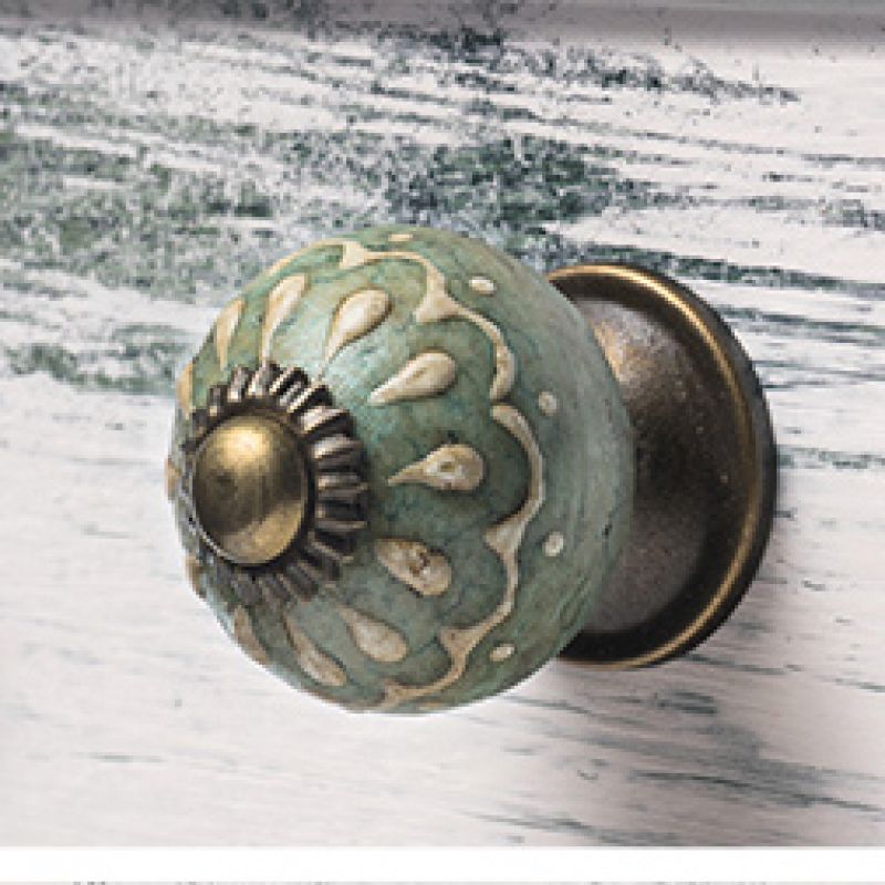 Round Ceramic Doorknob