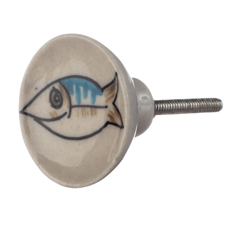 Mackerel drawer knob 4x4cm