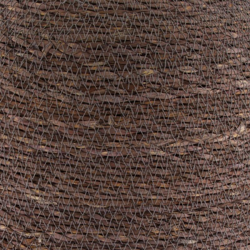 Ceiling light seagrass 38x38x38cm-Grey