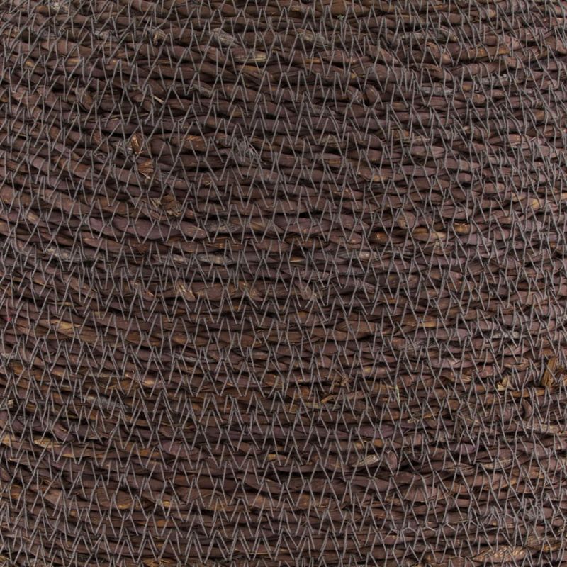 Ceiling light seagrass 46x46x38cm-Grey