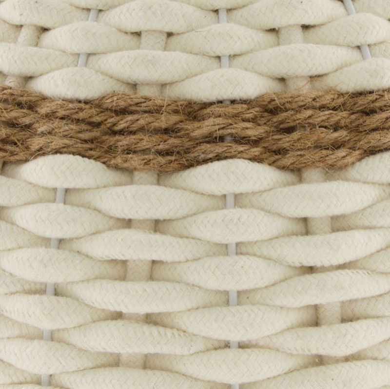 Φωτιστικό οροφής βαμβακερό λευκό 38εκ.