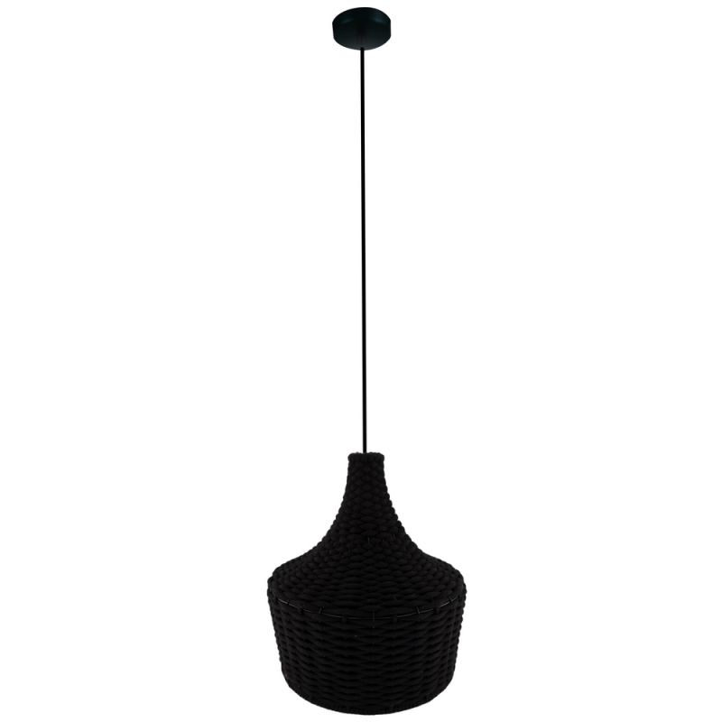 Ceiling light cotton 38x38x42cm-Black