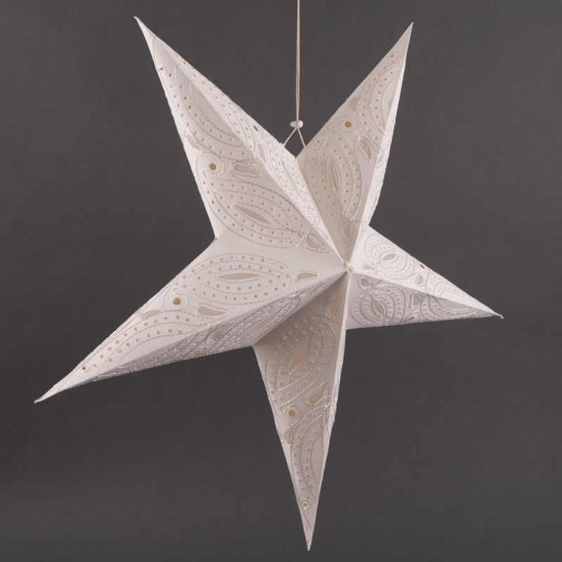 Αστέρι αμπαζούρ λευκό 50εκ.