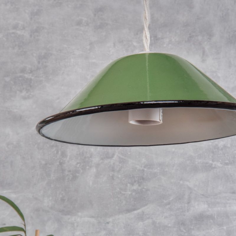 Καπέλο λάμπας μικρό πράσινο 21εκ.
