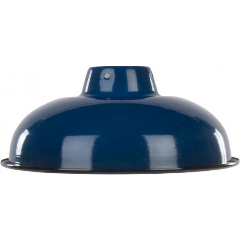 Medium royal blue enamelled lampshade Dia:25.5cm 