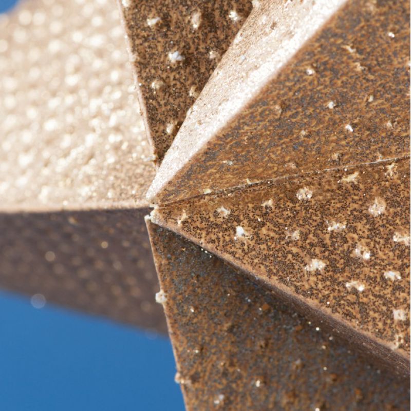 Φωτιστικό Αστέρι μεταλλικό χρυσό 43εκ.