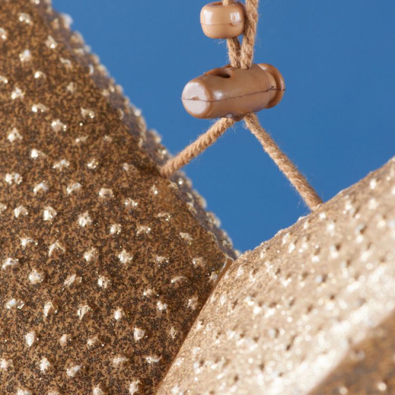 Φωτιστικό Αστέρι μεταλλικό χρυσό 43εκ.