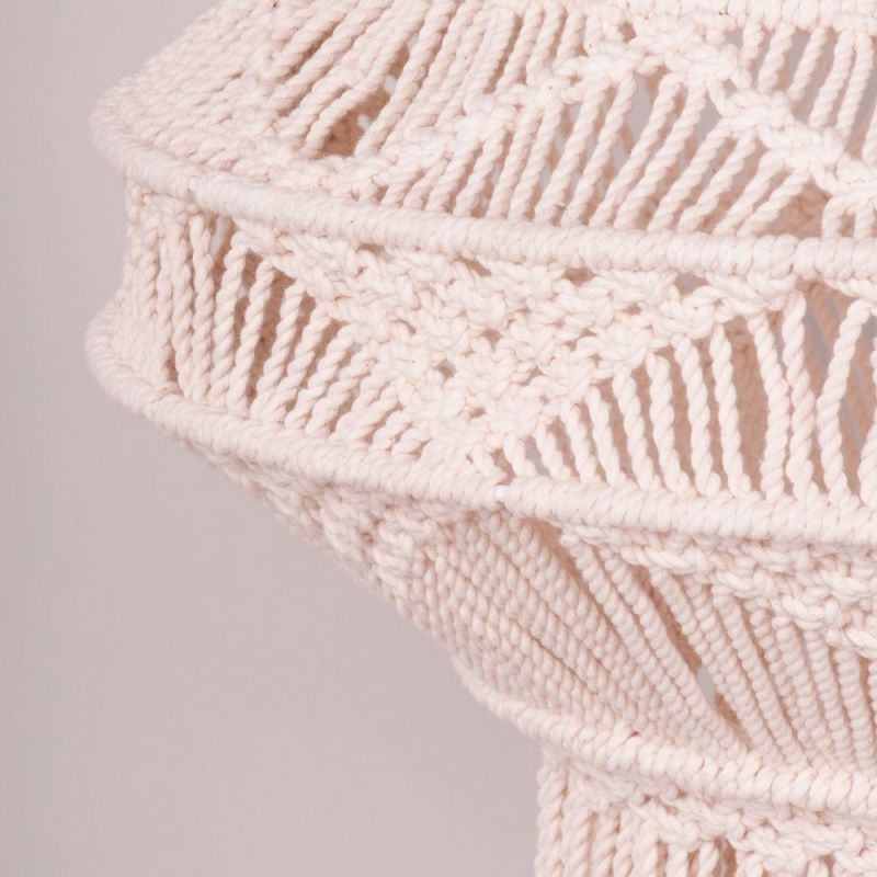 Μακραμέ φυσικό φωτιστικό 133εκ.μεγάλο