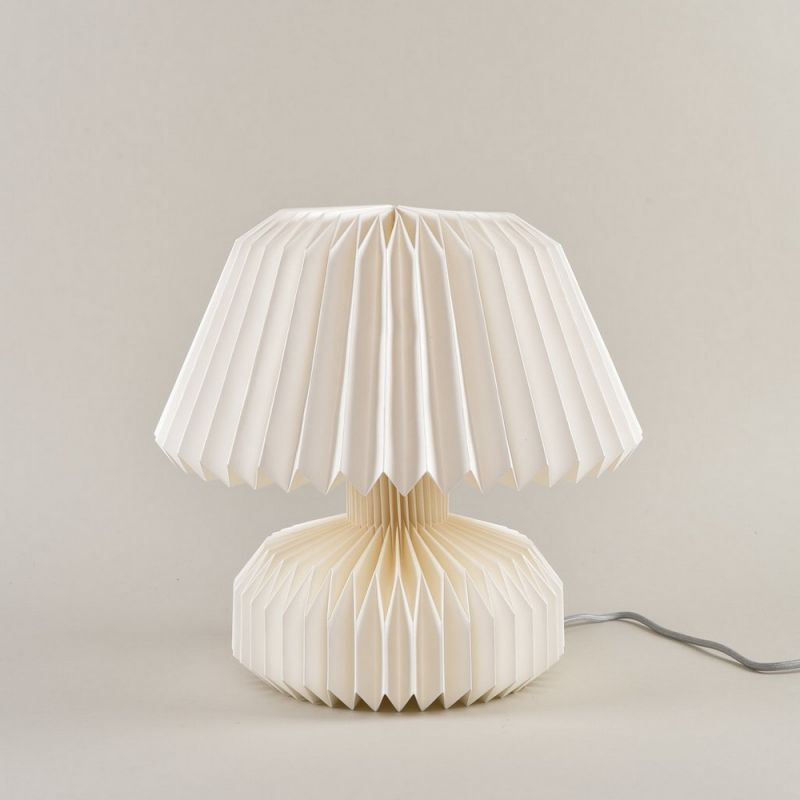 Mushroom pleated paper ori table lamp