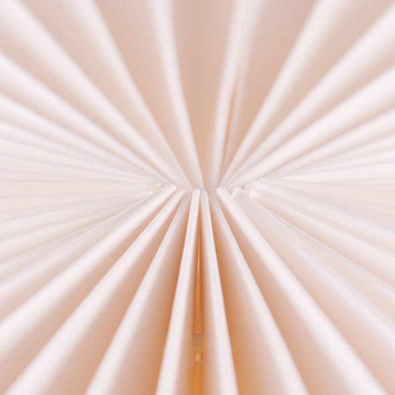 Φωτιστικό χαρτί πλισέ δίσκος