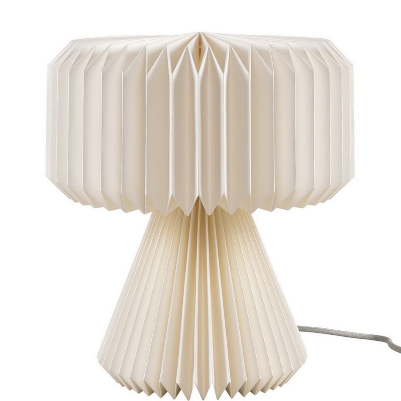 Disk pleated paper ori table lamp 