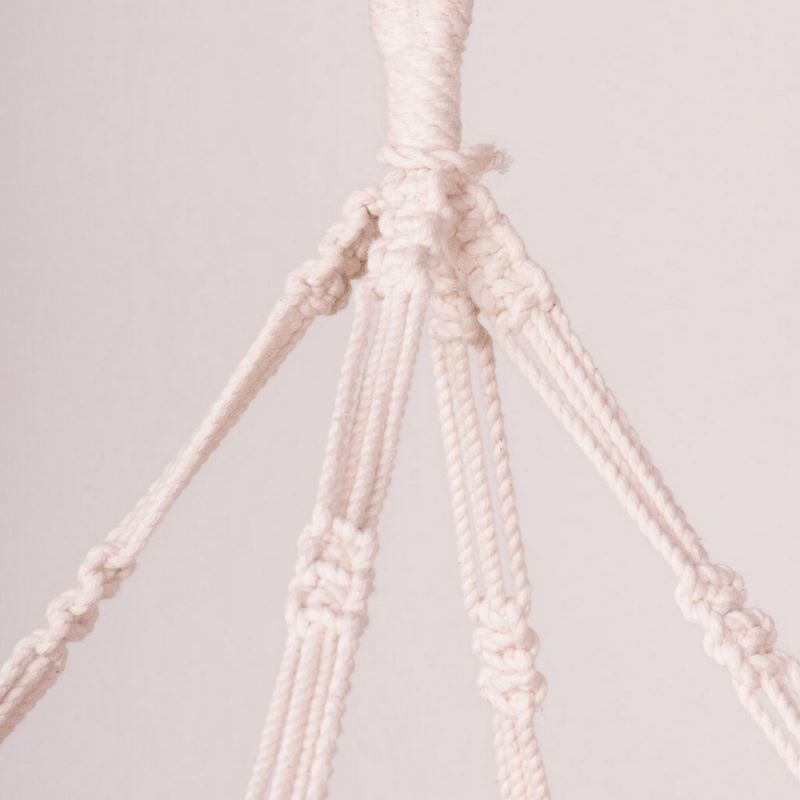 Μακραμέ φυσικό φωτιστικό 122εκ. 