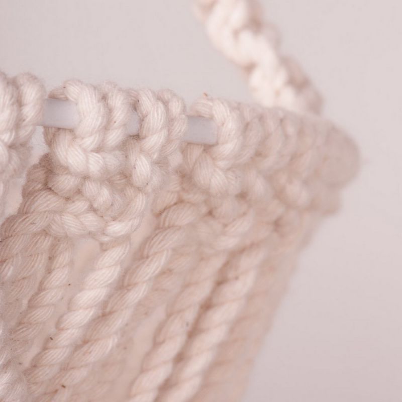 Μακραμέ φυσικό φωτιστικό 122εκ. 