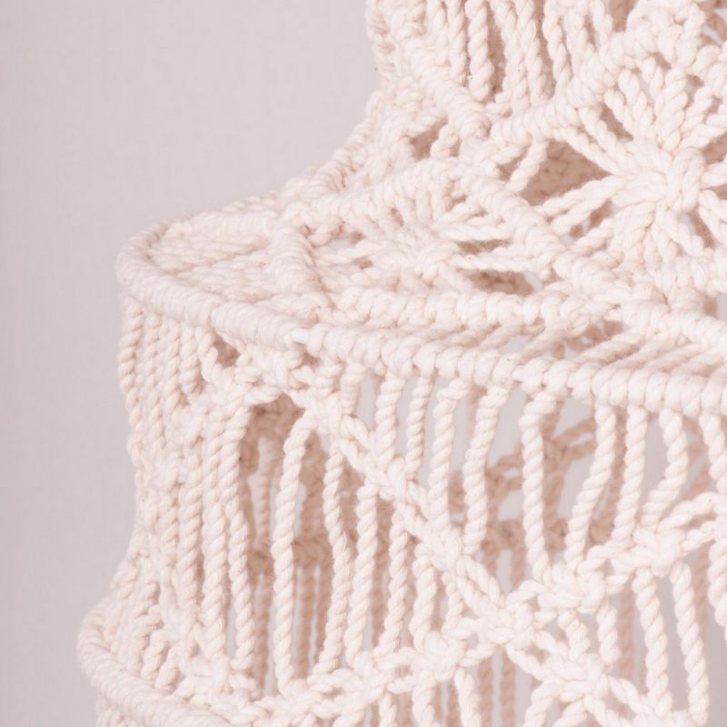 Μακραμέ φυσικό φωτιστικό 122εκ. 