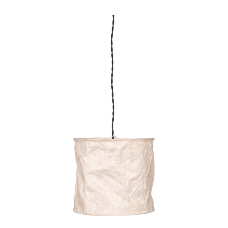 Natural lokta paper lampshade 