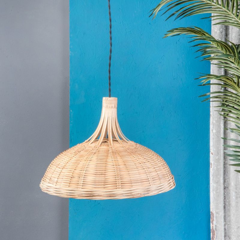 Bamboo lampshade H:24cm