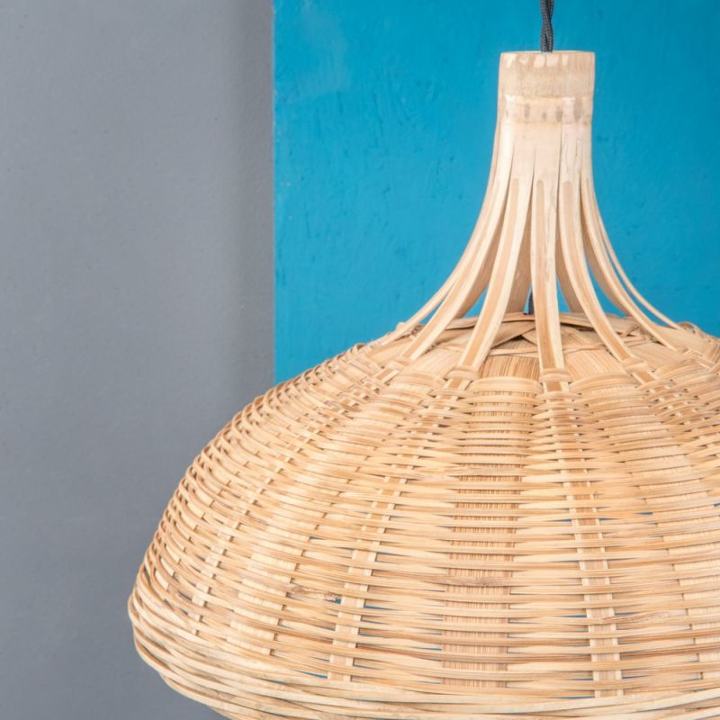 Bamboo lampshade H:24cm