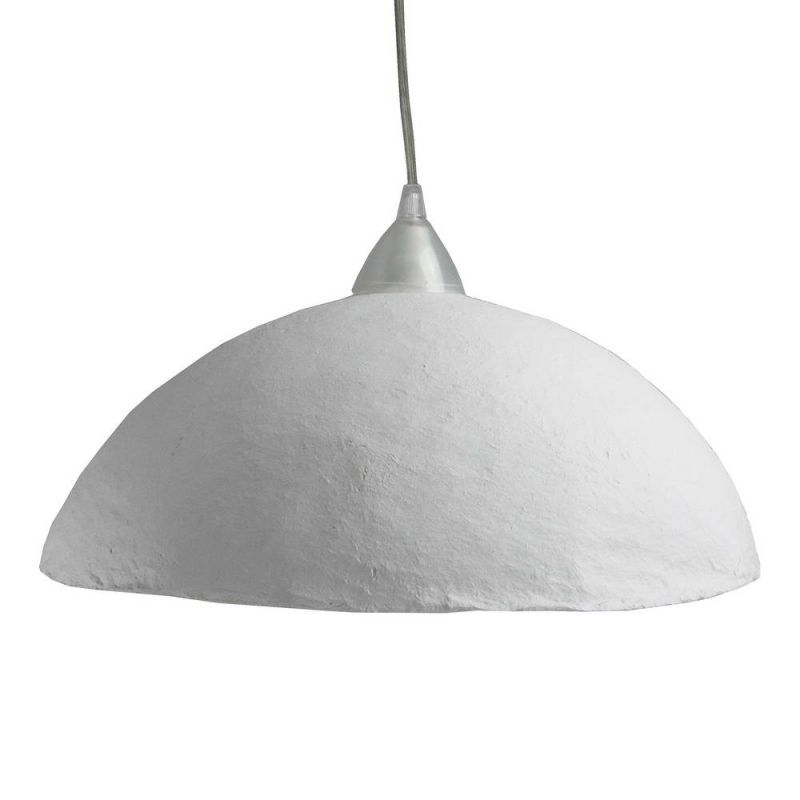 Cotton mache lamp 37cm