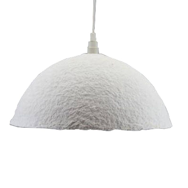 Cotton mache lamp 37cm