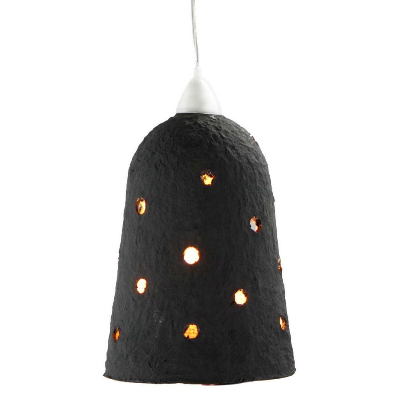 Cotton mache lamp 38cm