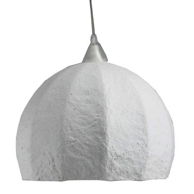 Cotton mache lamp 30,5cm