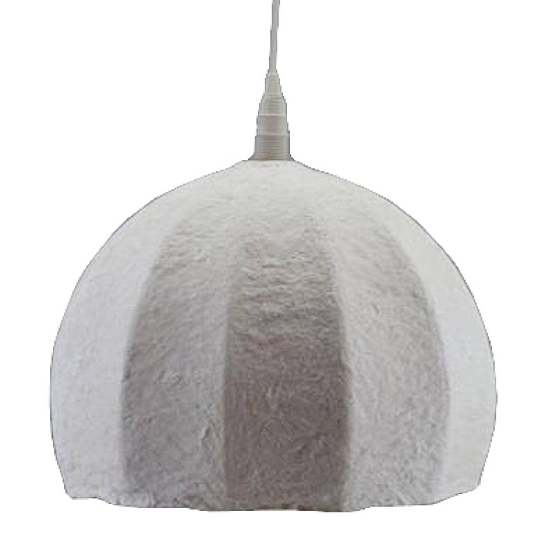 Cotton mache lamp 30,5cm