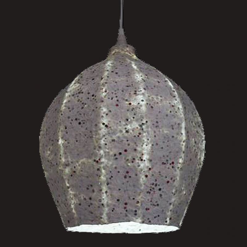 Cotton mache lamp 34cm