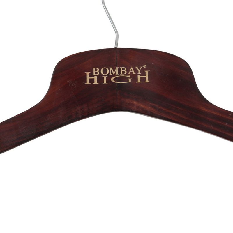 Old Bombay High Court teak coat hanger