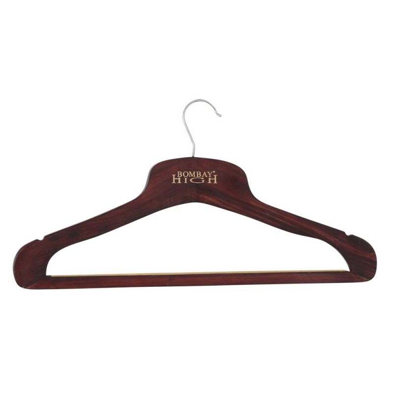 Old Bombay High Court teak coat hanger