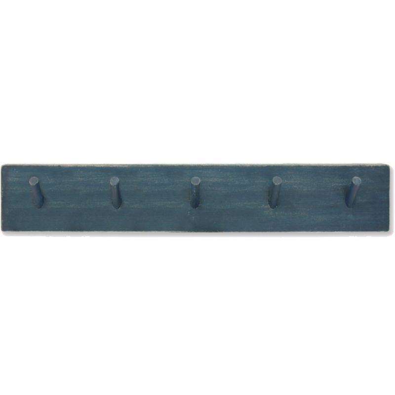 Long wooden pegboard – Navy 50cm