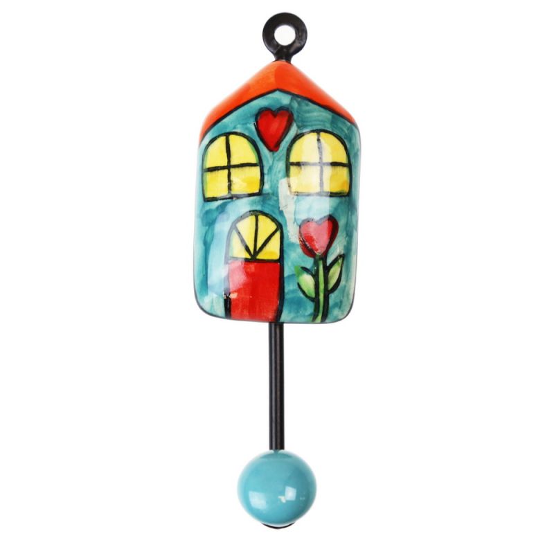 Ceramic and Iron Wall Hook