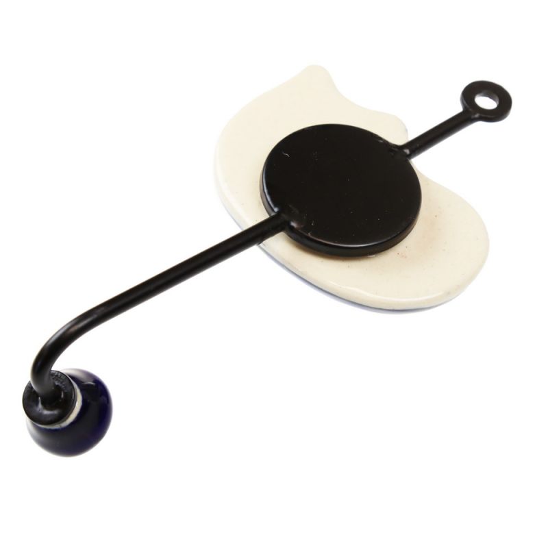 Ceramic and Iron Wall Hook