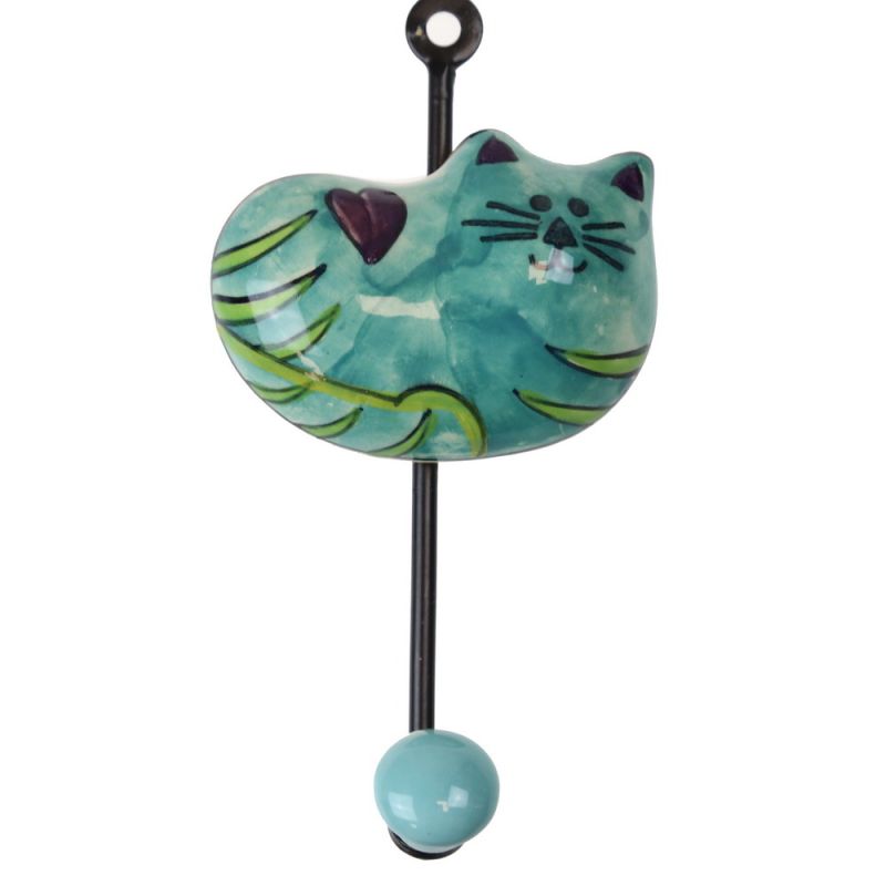 Ceramic and Iron Wall Hook