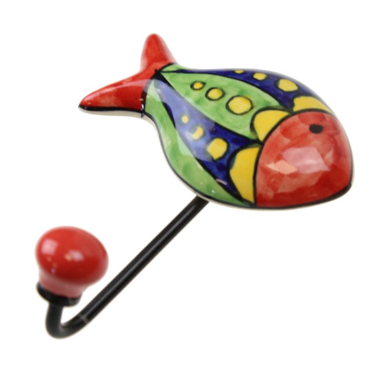 Ceramic and Iron Wall Hook
